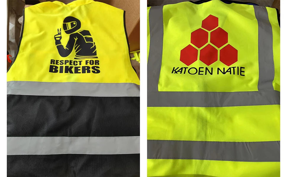 Custom Your Logo Safety Vest Construction Work Traffic Vest Railway Coal Miners Uniform Security ANSI Class 2 Safety Workwear