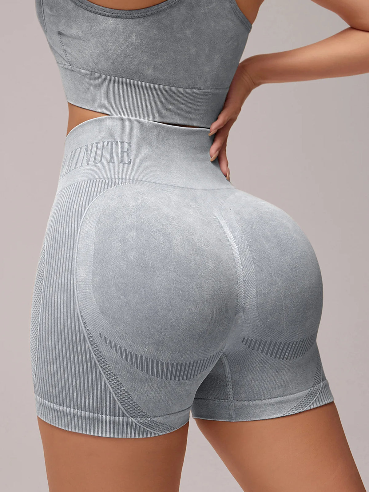 Women Sand Wash High Waist Tummy Control Butt Lifting High Stretch Slim Yoga Shorts Wear Outside Run Gym Workout  Sports Pants