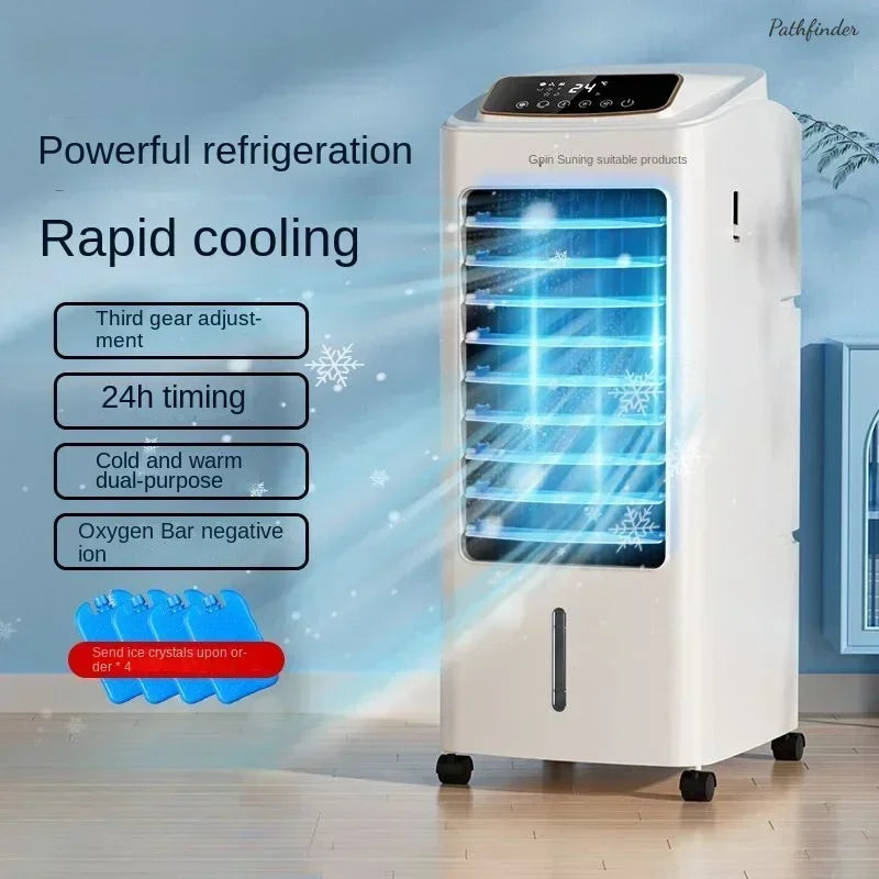 Portable Powerful Cooler: Cooling and Heating Dual-Use. For Home, Office, Dormitory. mini air conditioner