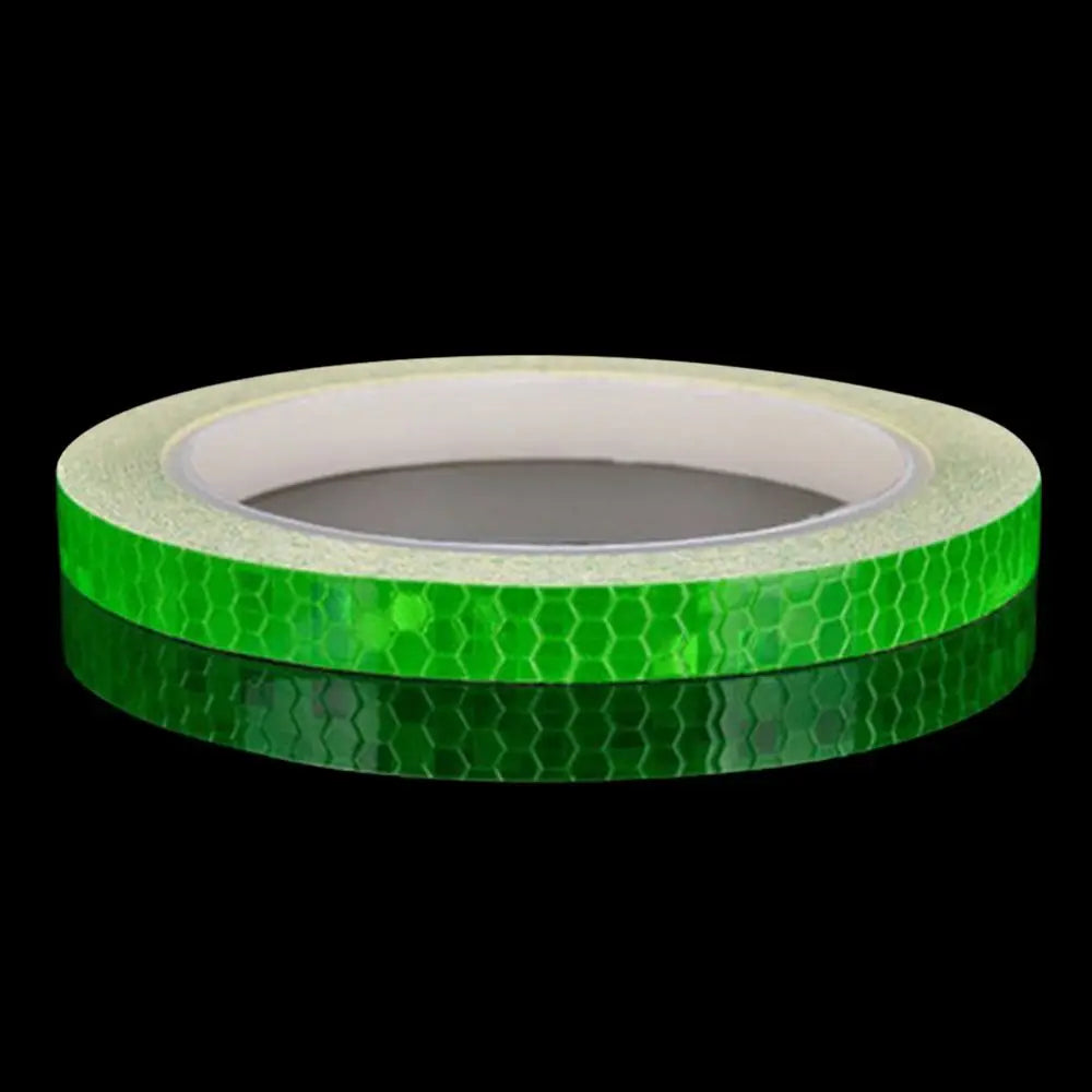 Safety Motorcycle Reflective Film Reflective Stickers Bicycle Wheel Decor Tape For Cycling Bike Reflective Tape Warning Strip