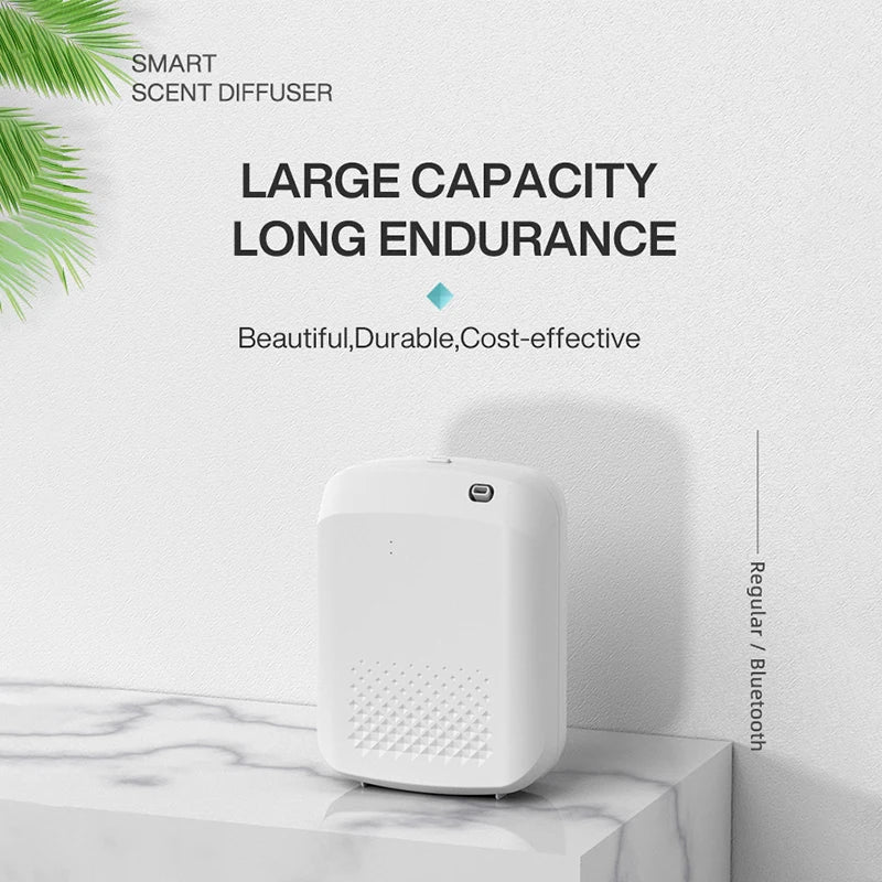 Room Fragrance Diffuser Wall Mounted Hotel Air Freshener Bluetooth Flavoring Diffuser For Essential Oil Electric Smell For Home