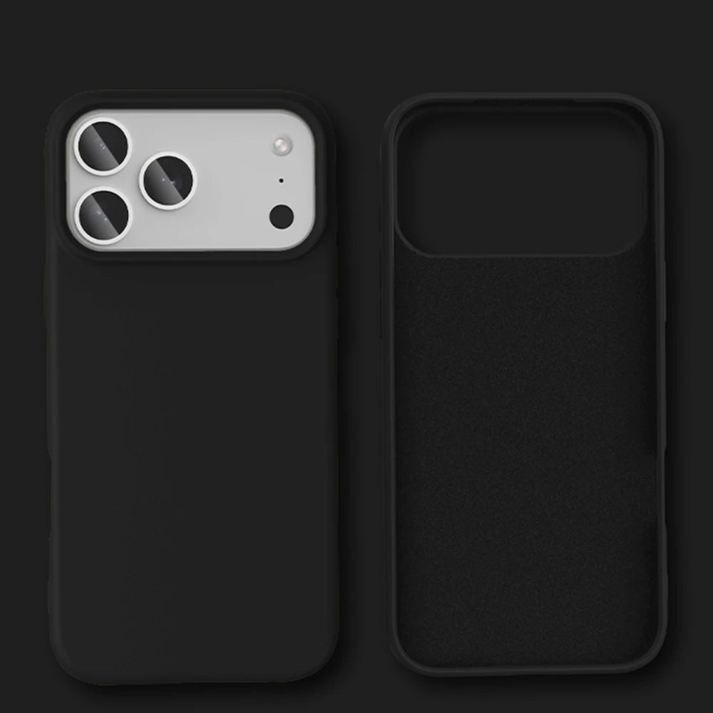 Shockproof Soft Liquid Silicone Phone Case For iPhone 18 17 Air 16 16E 15 14 13 12 11 Pro Max Plus Skin Feeling Protection Cover