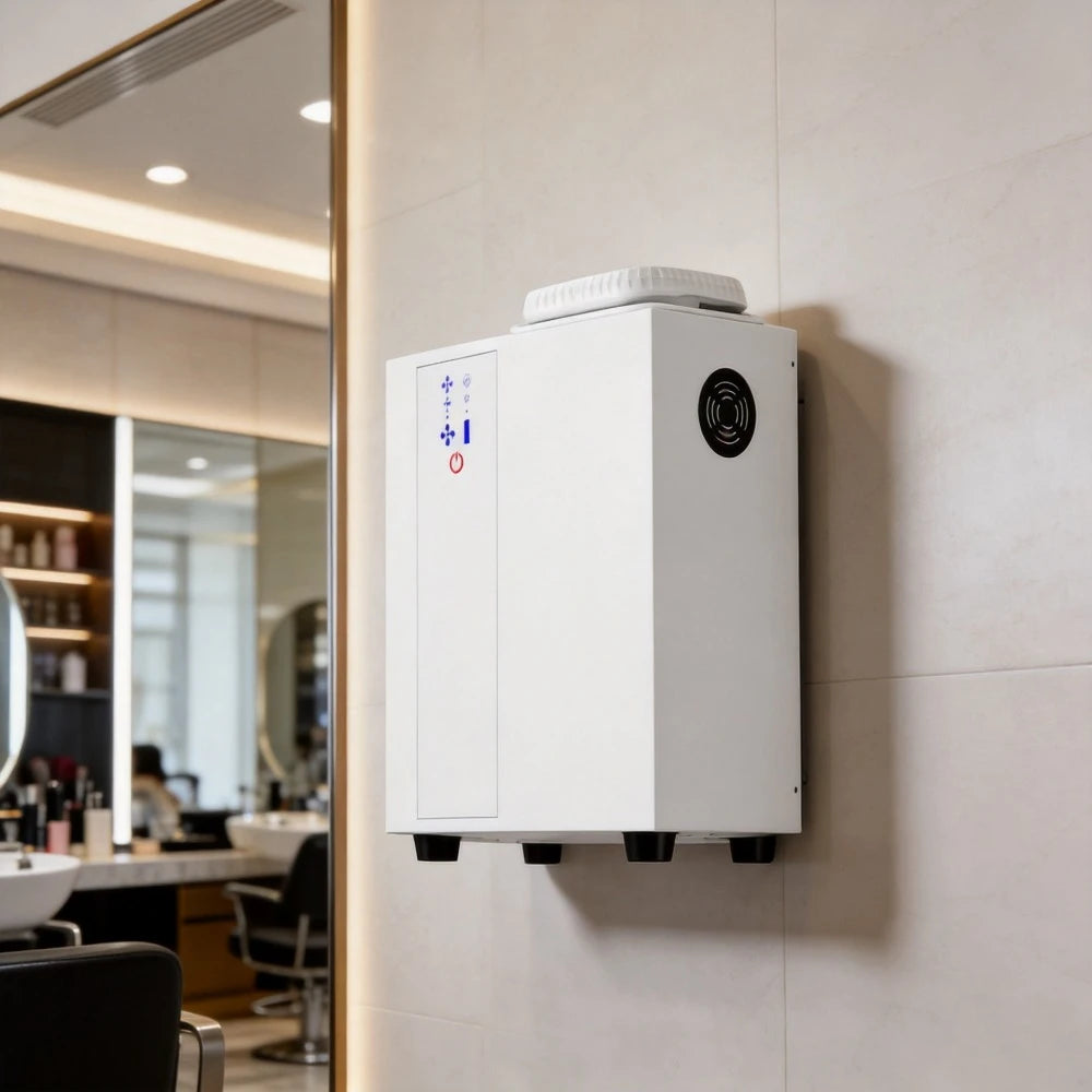 900CBM HVAC Electric Scent Diffuser 200ML App Bluetooth Remote Control Air Freshener Wall-mounted Fragrance Scent Machine