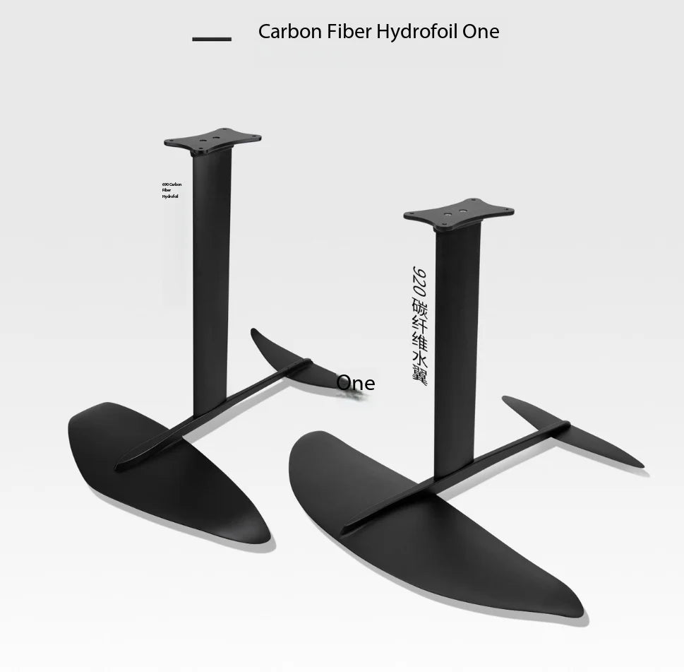 Carbon Hydrofoil Board Wing Surf Gear,Unpowered Thruster,Inflatable Foil Board for Wing SUP, Kite Surfing,Kite Foil Water Sports