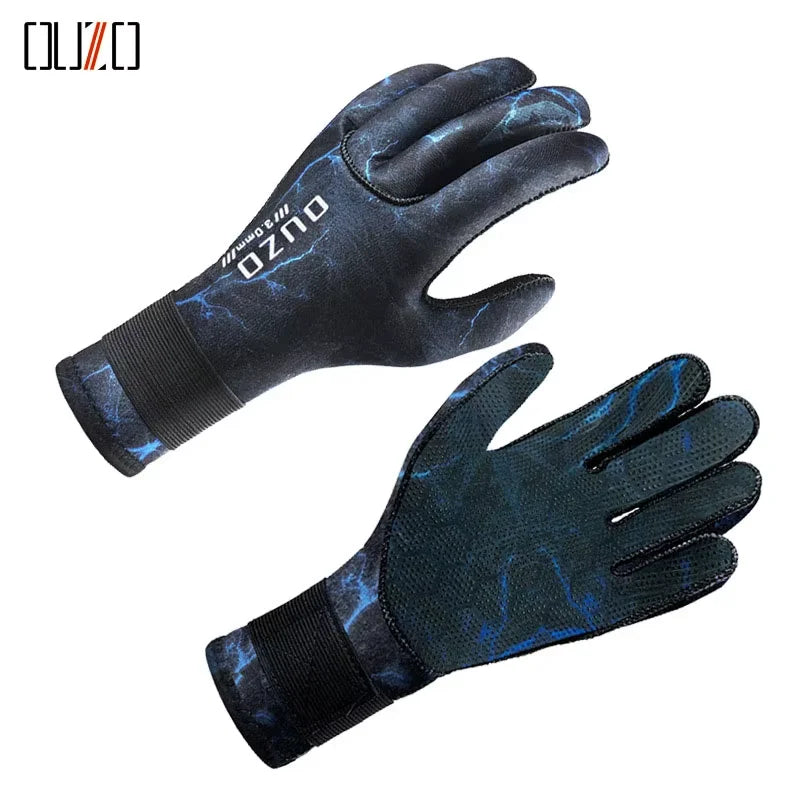 3mm Neoprene Diving Gloves Anti Slip Camo Scuba Diving Gloves Surfing Gloves For Spearfishing Swimming Rafting Kayaking
