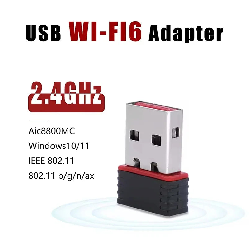 Mini Wireless Network Signal Reception Driver-Free 150Mbps USB WiFi Adapter Plug And Play 2.4G Network Card For Deskop Computer