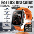 New1400mAh Military Grade Smart Watch 600 hours Battery Life 5ATM Waterproof BT Call Alert LED Flashlight 100+Sports Watches Men
