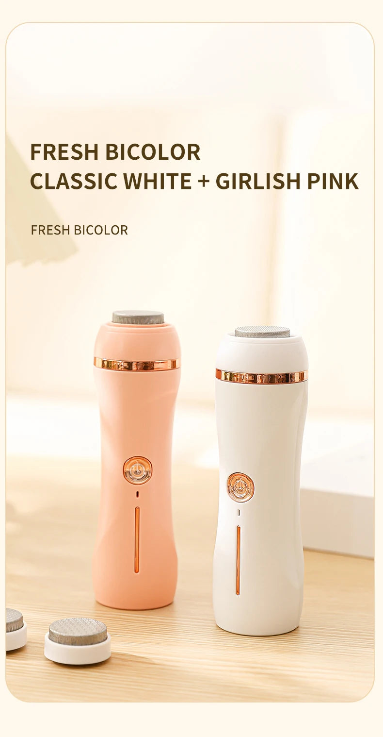 HOMEFISH Electric Foot Grinder Automatic Foot Callus Rubbing Pedicure Dead Skin Callus Remover for  Foot Beauty Machine
