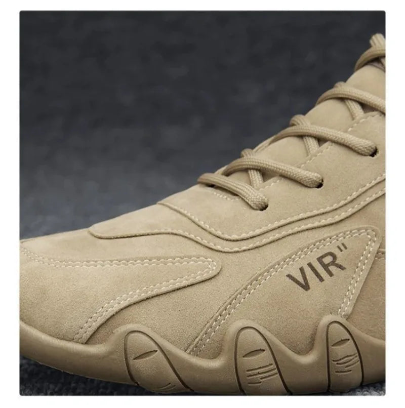 2026 Men's Lace-Up Safety Boots Non-Slip Workwear Low-Cut Shoes Abrasion-Resistant Lightweight Construction Soft Sole Sneakers