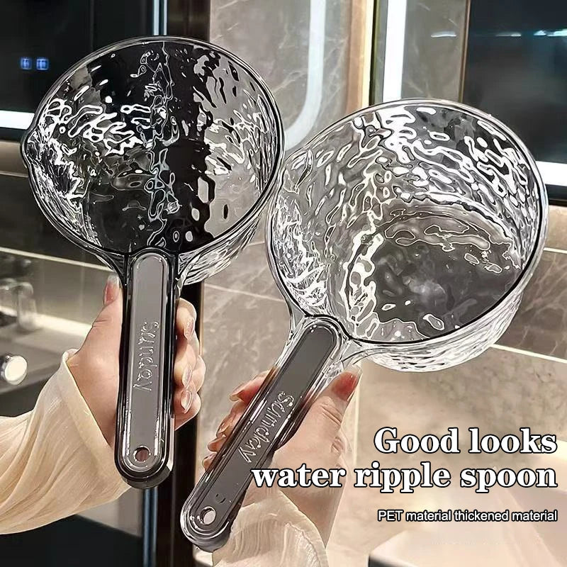 Stainless Steel Water Ladle Pan Pot Thickening Non-stick Suop Pan With Handle Or Plastic Ladle Household Kitchen Gadgets〔CC11〕