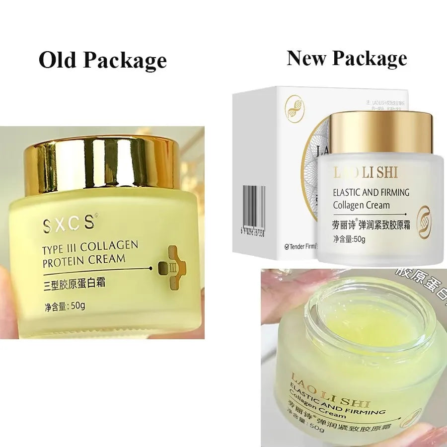 50g Collagen Anti Wrinkle Firming Face Cream Deep Hydration Fade Fine Lines Lifting Anti Aging Whitening Korean Skin Care Cream