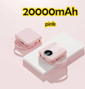 [Flame-Retardant Power Bank] PD20 22.5W 20000mAh Display Fast Portable Auxiliary Battery Type-C Lcd Capacity Indicator PowerBank