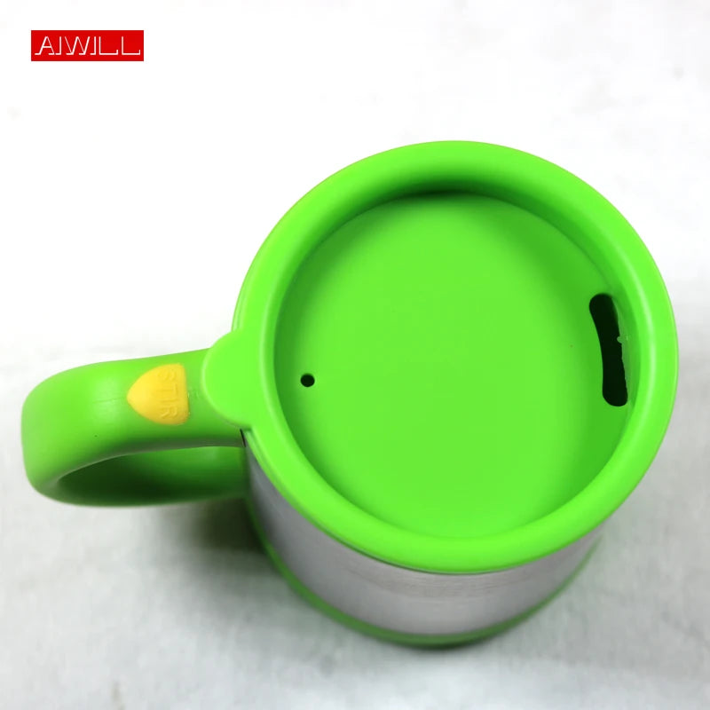 5 Colors Lazy Tazas Self Stirring Mug Coffee Cup Smart Stainless Steel Mugs Copos Inox Tea Cup