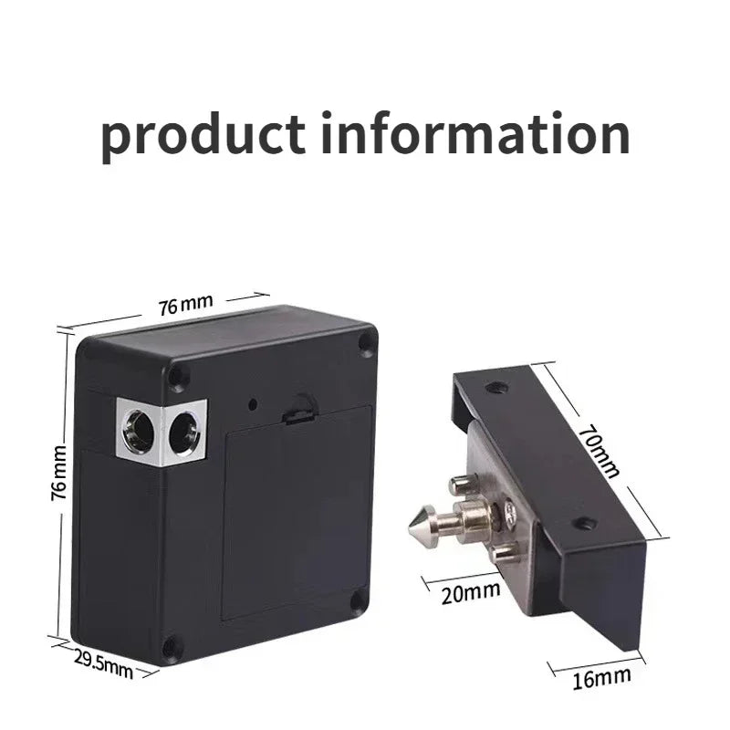 Smart Cabinet Door Lock Keyless Invisible Electronic Lock IC Card TTlock App Unlock Cabinet Locker Furniture Drawer Smart Locks