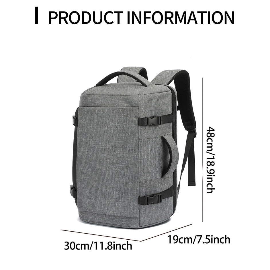 Multi Functional Travel Backpack for Women, Waterproof, Large Capacity, Dry Wet Separation, Commuting, Business Trip, Computer L