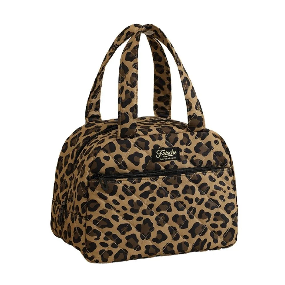 New Portable Handle Lunch Bag Waterproof Thickened Insulated Handbag Large Capacity Multi-functional Insulated Lunch Tote Bag