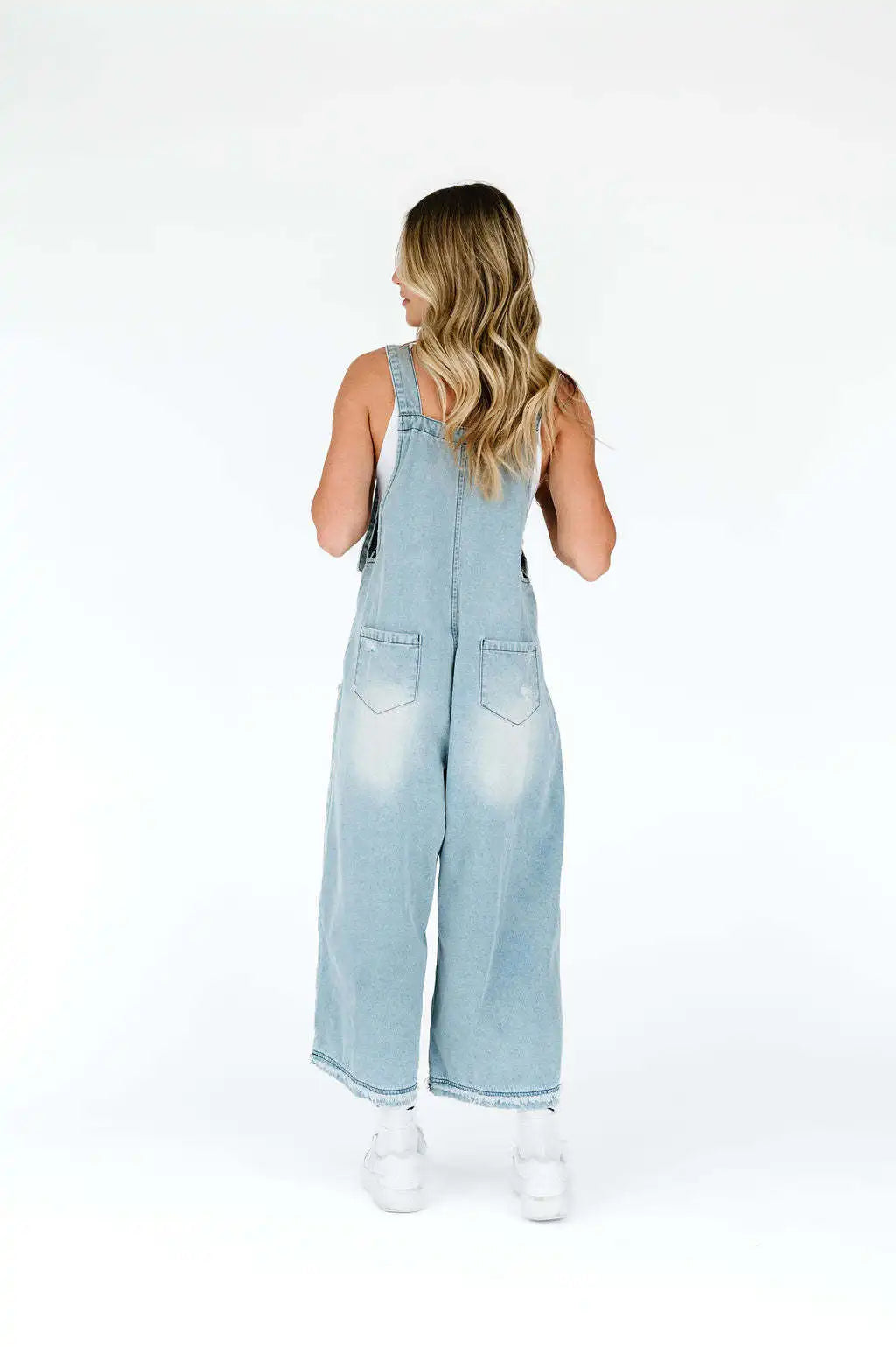 2026 Summer Women's Casual Loose Straps Jeans Vintage Hole Baggy Denim Pants Women Jumpsuit Harem Trousers with Pockets Overalls