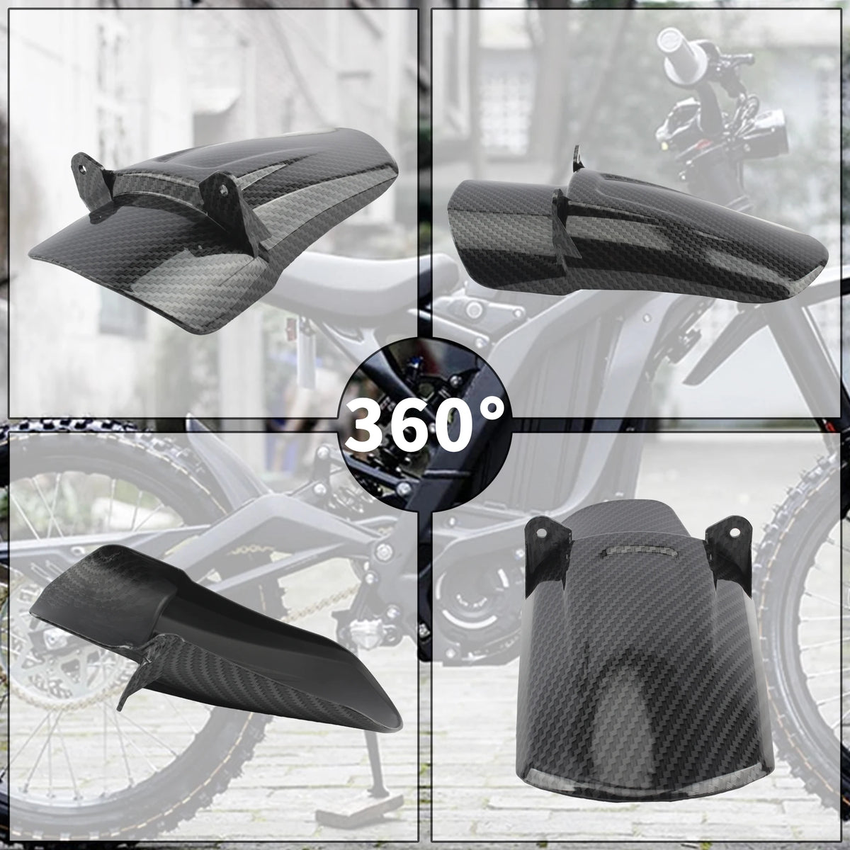 For Light Bee X & Light Bee S Front Rear Wheel Mudguards Fender For Segway X260 X160 Electric Motocross Refit Protective Parts