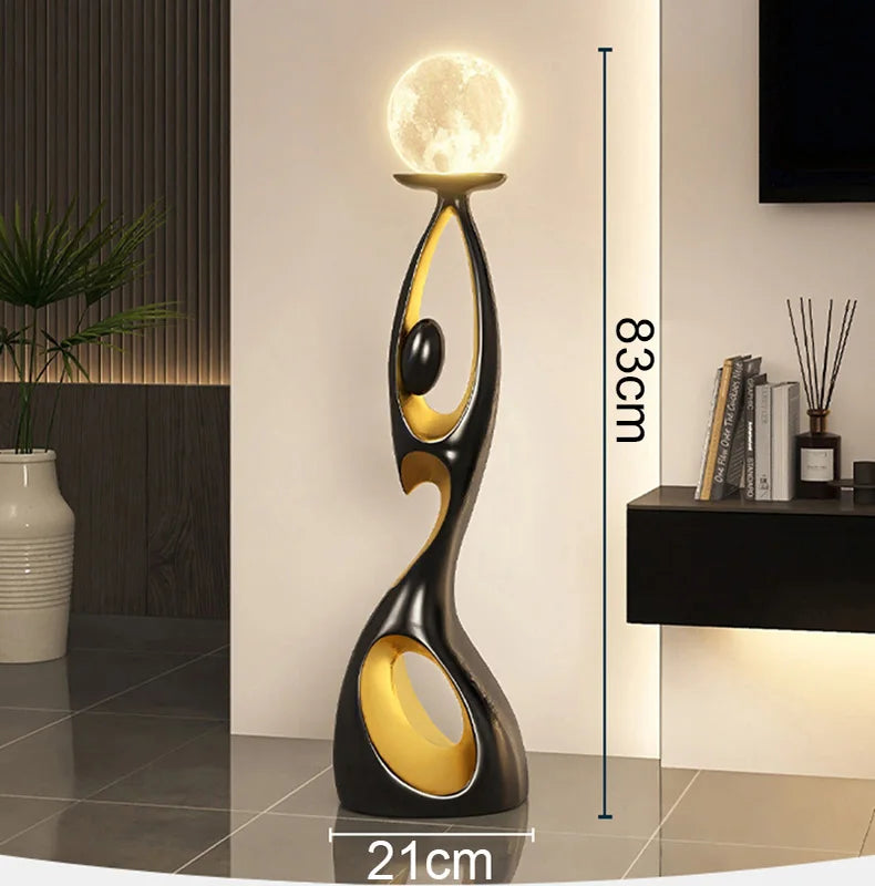 Modern minimalist LED floor lamp, living room, bedroom, study, Nordic Ins style creative remote control dimming vertical lamp, i