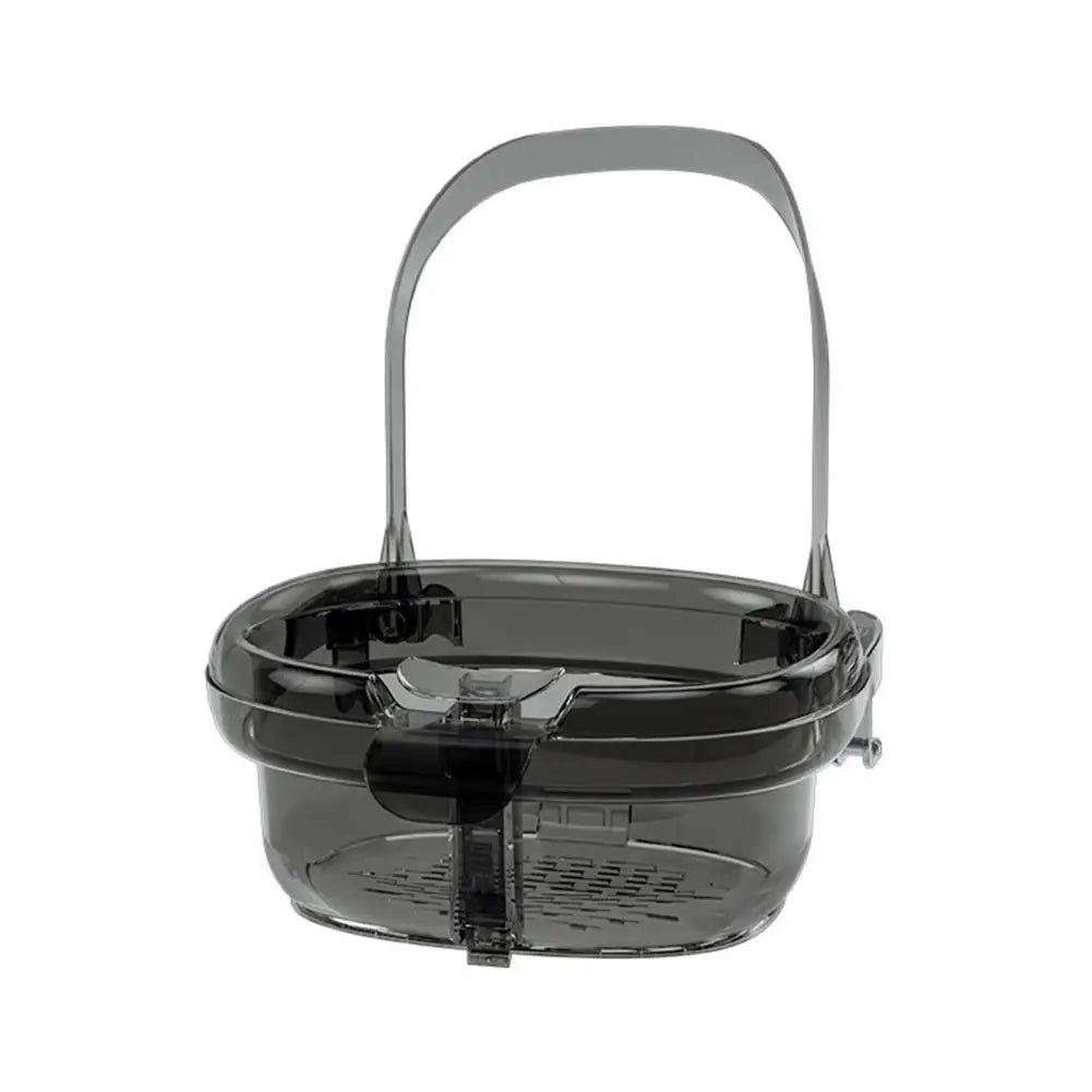 Kitchen Sink Garbage Organizer Hanging Sink Drain Basket with One-press Food Catcher Capacity Plastic Strainer Kitchen