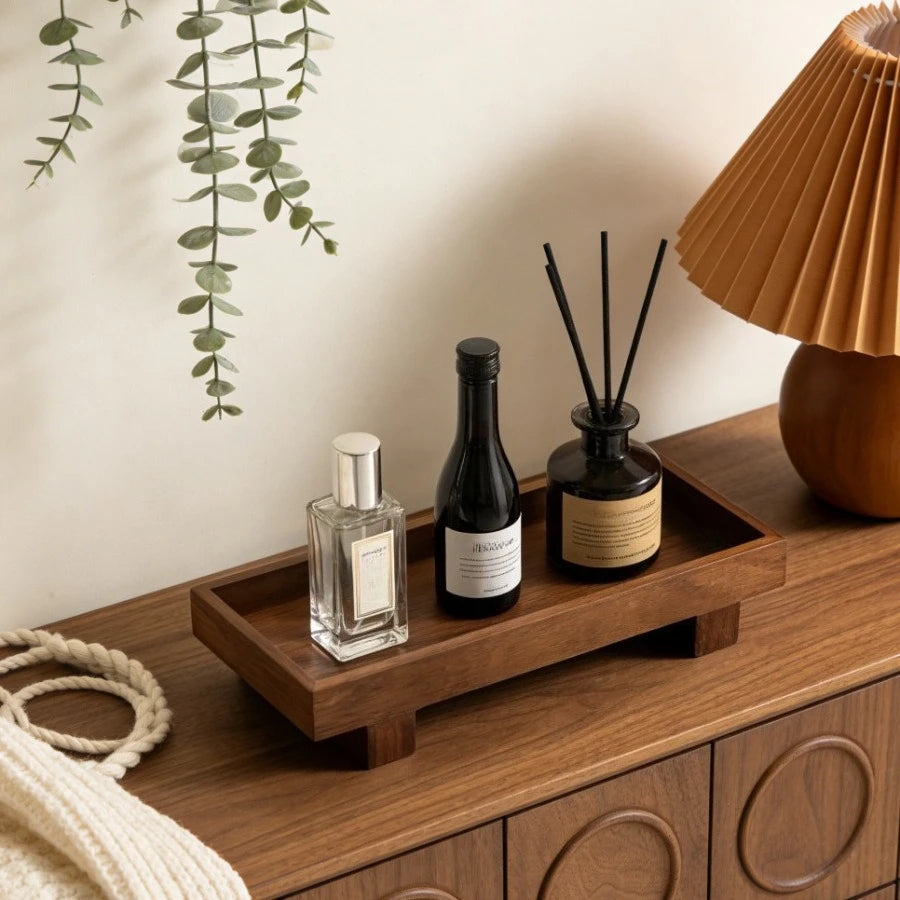 Japanese Style Wooden Tray Gongfu Tea Tray Tea Ceremony Accessories Restaurant Coffee Storage Tray