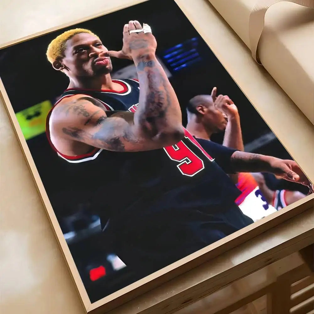 Rodman Poster Wall Art Printing Waterproof Home Living Bed Room Bar Aesthetic Decor