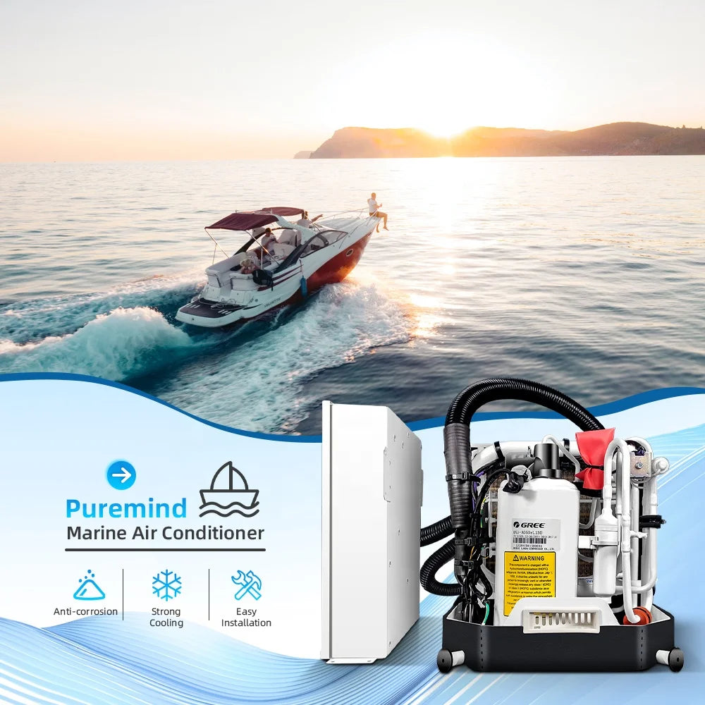 Gree Anti-corrosion Marine Air Conditioner R410a 9000Btu 12000Btu 16000Btu Boat AC Air Conditioning for Vessel Ship Yacht