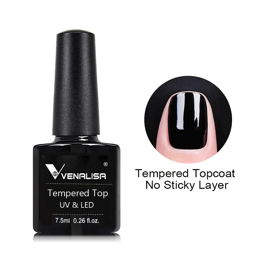 Venalisa Nail Gel Polish Semi Permanent Salon Quality TPO Free Glitter 7.5ml Soak off UV LED Nail Gel Varnish