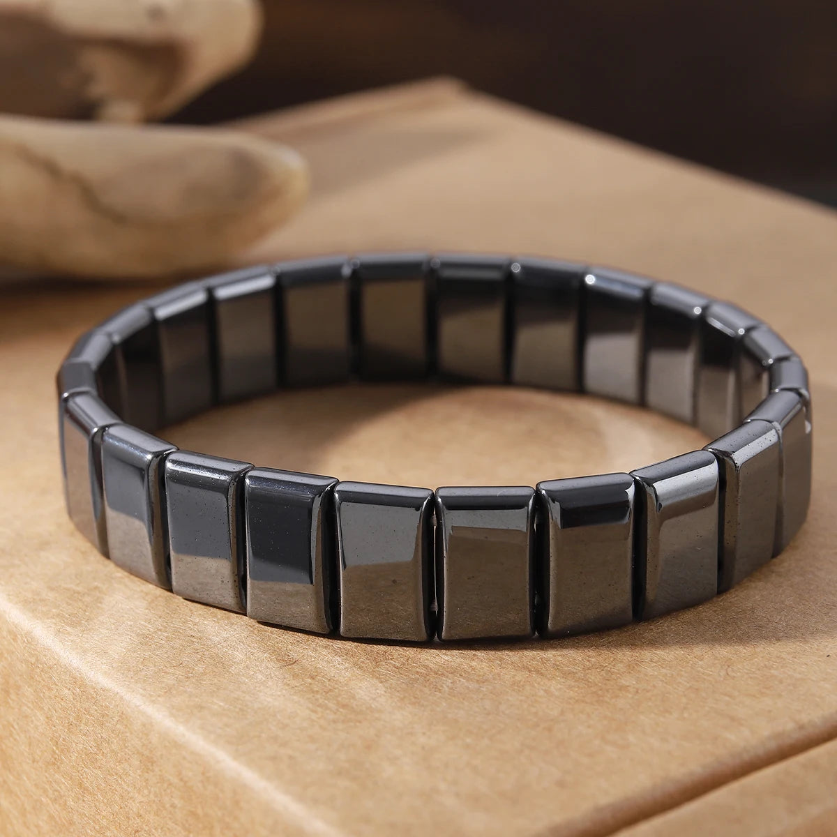 Hematite Bracelet For Men Reclaim Your Edge Confidence Natural Hematite Stone Beaded Stretch Healing Bracelets Gift Jewelry
