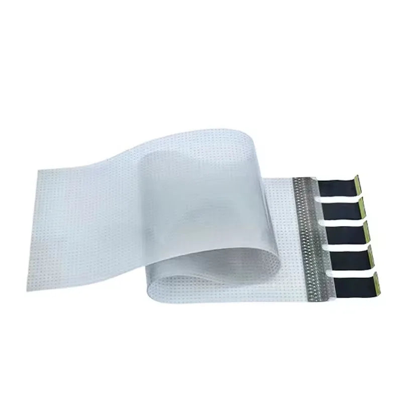 P6 P8 P10 Flexible Transparent Film Screen Self-Adhesive LED Display for Glass Window