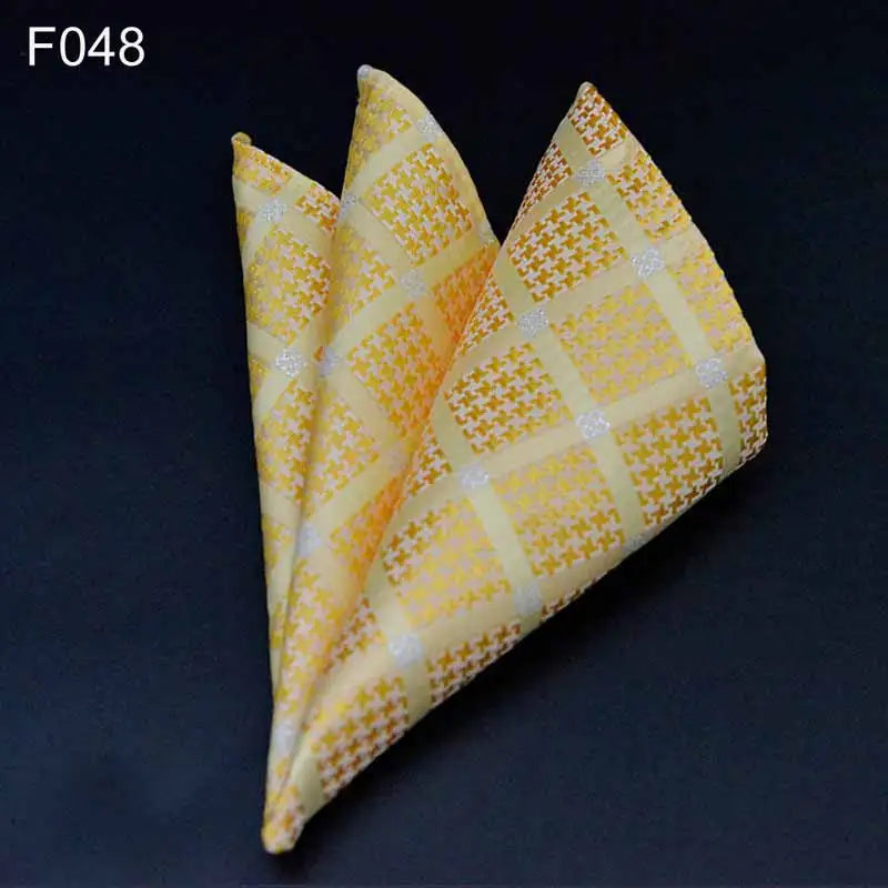41 Colors Men's Handkerchief Plaid Dot Paisley Hankies Hanky Business Pocket Square Chest Towel 25*25CM