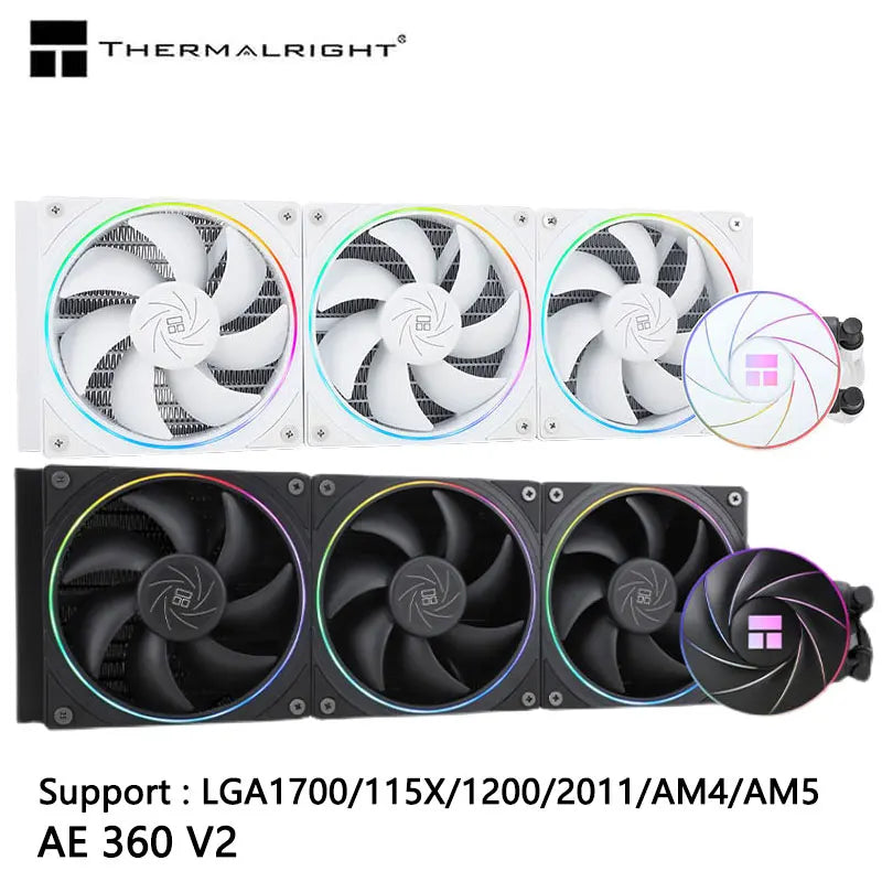 Thermalright Aqua Elite 360 V2 integrated water cold radiator supports multi -platform Intel LGA1700/115X/AMD AM4/AM5/AM5