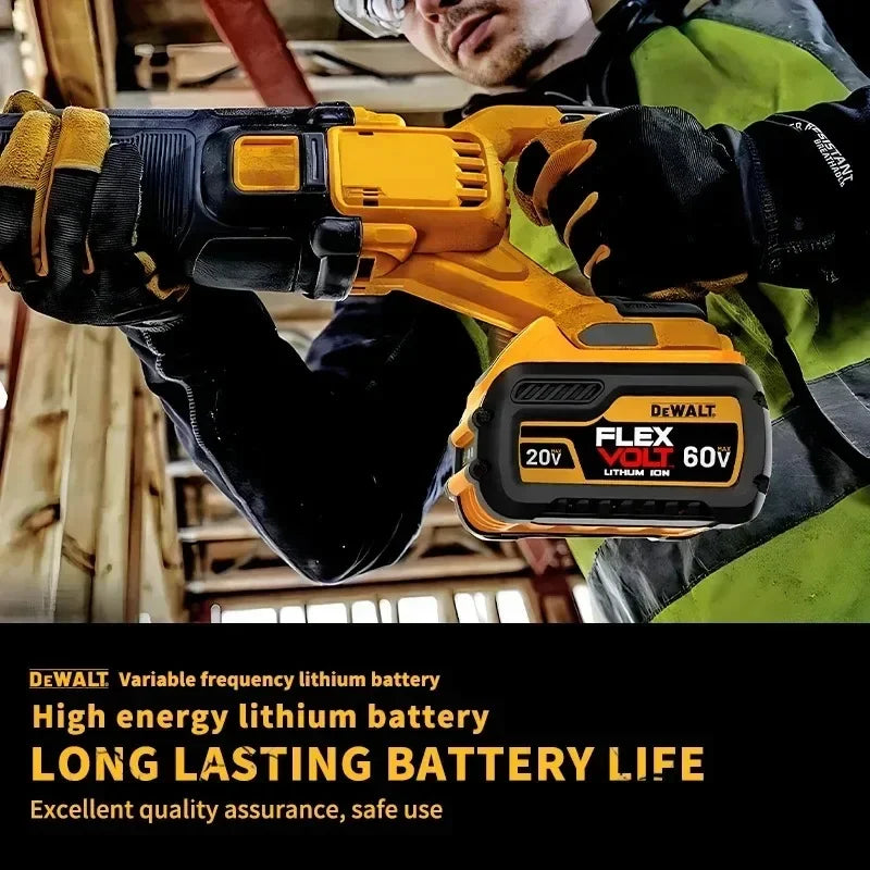 DeWalt Original 20V 60V 6Ah 9Ah MAX Battery Power Tool Replacement for DeWalt DCB184 DCB182 DCB205 DCB200 18Volt 20v Battery
