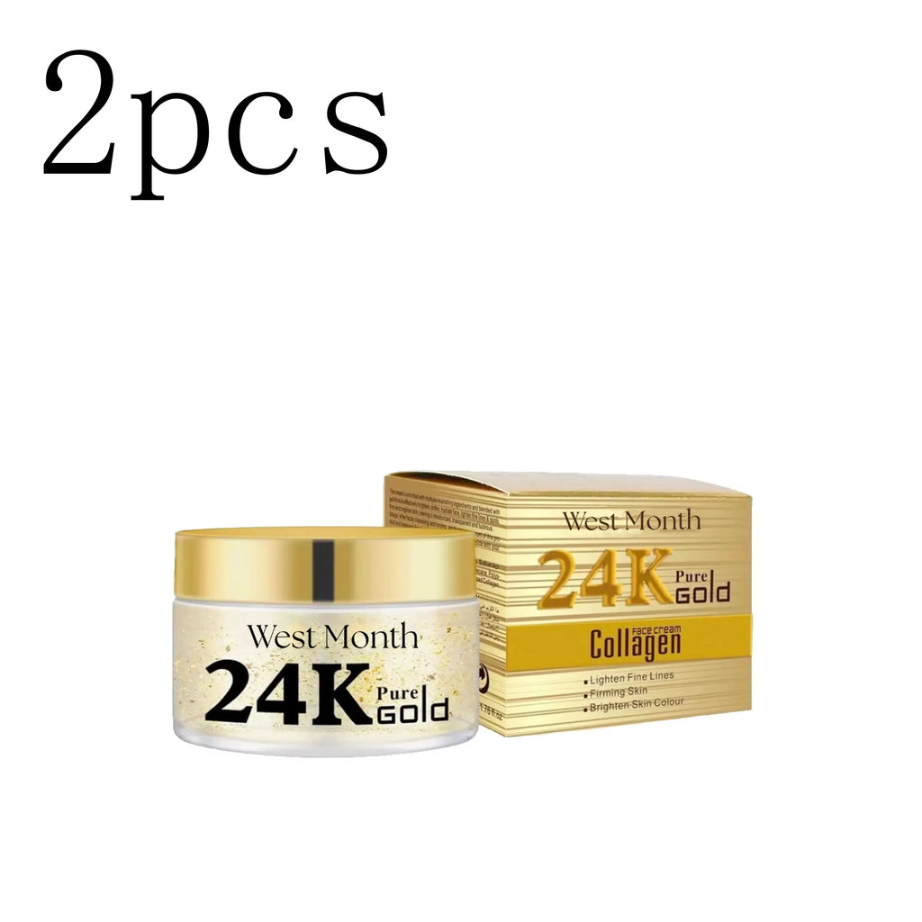 24k Collagen Cream - Reduces Fine Lines, Brightens Skin, Firms, and Anti-Wrinkle Cream