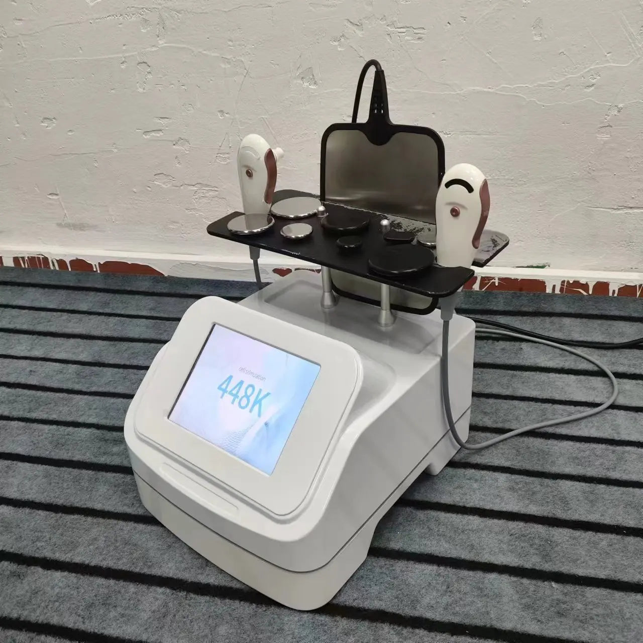 448KHZ Tecar Therapy RET CET JDM Diathermy Machine Pain Relief Body Sliming Weight Loss Skin Deep Health Care System Portable EC