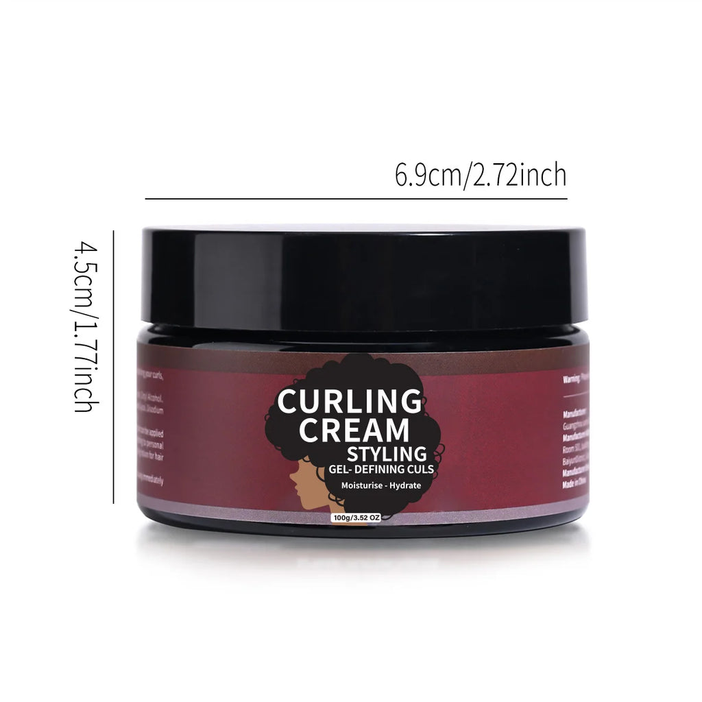 Moisturizing Styling Cream for Curly Hair - a Styling Cream for Creating Natural Curls and Achieving Lic