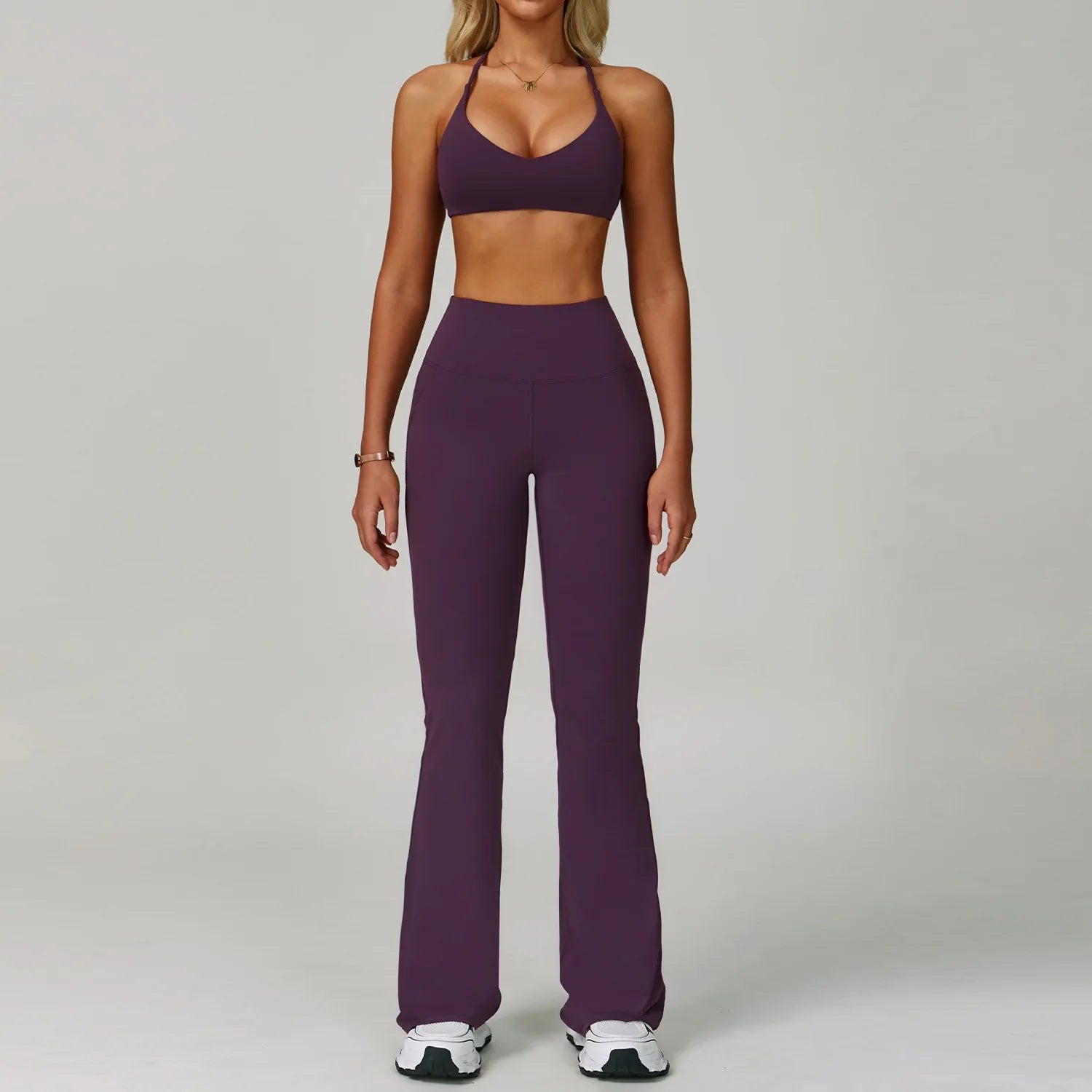 2Pcs Sets Women's Tracksuit Fitness Clothes Yoga Sets Sportswear Workout Bra High Waist Leggings Set Gym Clothing Sports Suits