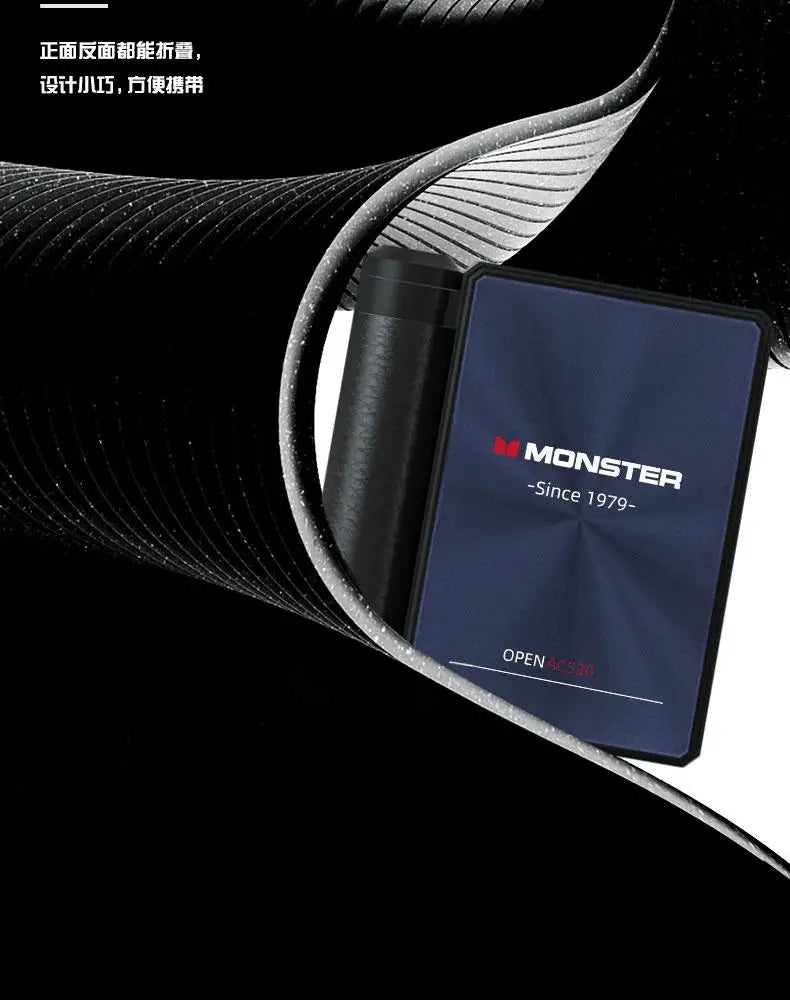 MONSTER AC530 Wireless Bluetooth Earphones Noise-Canceling Wireless Bio-Fiber Dynamic Driver Foldable Music Earphones Gift