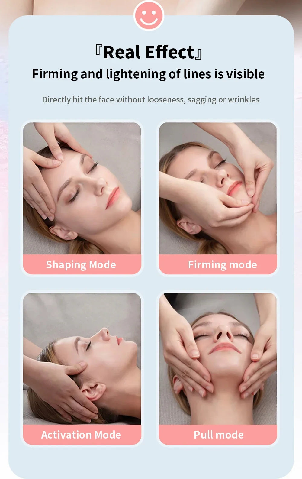 Face Lifting Machine Facial Massager EMSMicrocurrent Roller Skin Tightening Charging Facial Anti Wrinkle Rejuvenation Beauty
