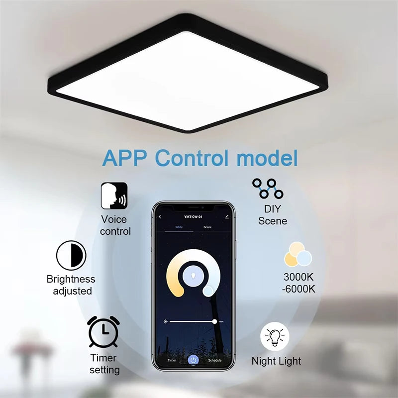 Modern LED Ceiling Light Ultrathin Decorative Light Bedroom Dining Room Living Room Indoor Home Light Waterproof Dustproof