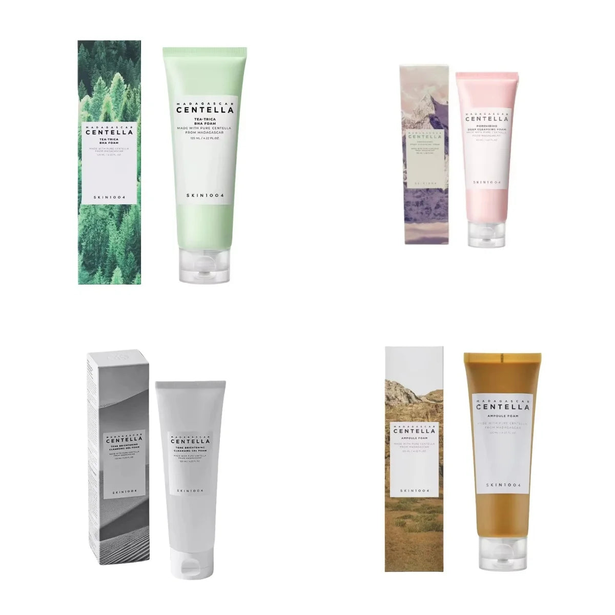 SKIN1004 Madagascar Centella Hyalu Cica First Ampoule 100ml Korean Serum 5 Types Hyaluronic Acid Hydrating Plumping Glow Skin