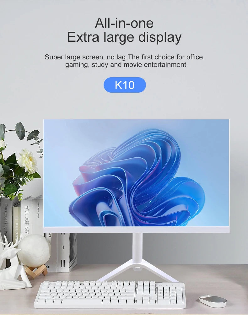 All-in-One Desktop 23.8/24/27 inch FHD Touchscreen, High Performance Processor (i5/i7/i9 Option), 8GB DDR4 1TB SSD Gaming PC