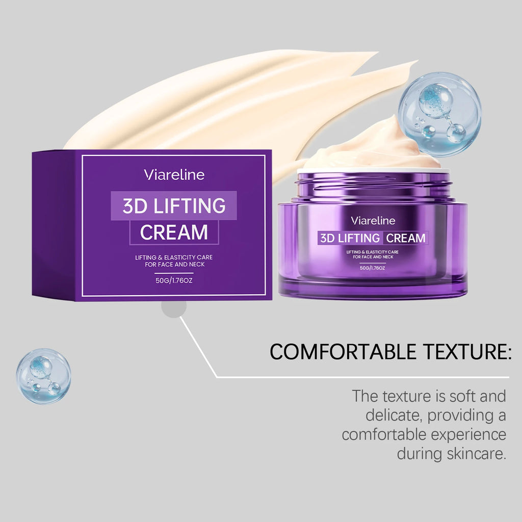 3D Lifting Firming Cream&Spray,Advanced with 17 Peptide Complex for Face&Neck,Butter Rich Texture For Perfect Slugging,Creamy Moisturizing,Instantly Brightens Skin Tone,Firms Skin,Refreshing,Comfortable.K-Beauty  Glass Skin