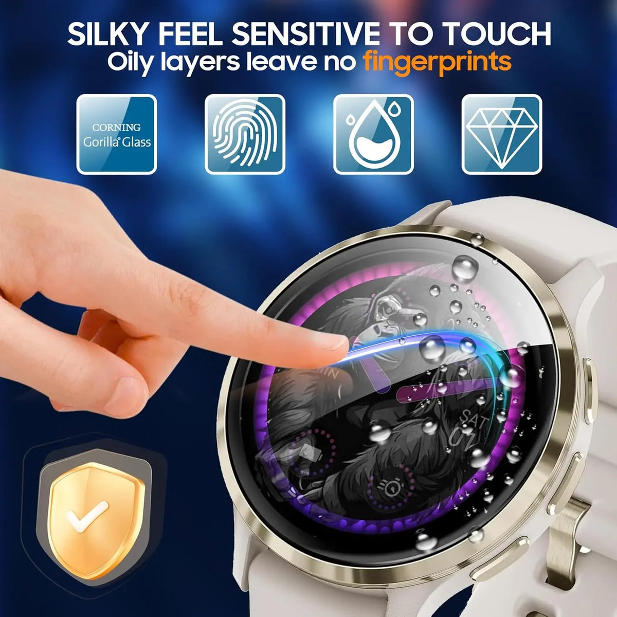 For Garmin Venu 4 Flexible Screen Protectors Anti-scratch HD Clear Case Friendly Protective Films for Garmin Venu 4 41/45mm