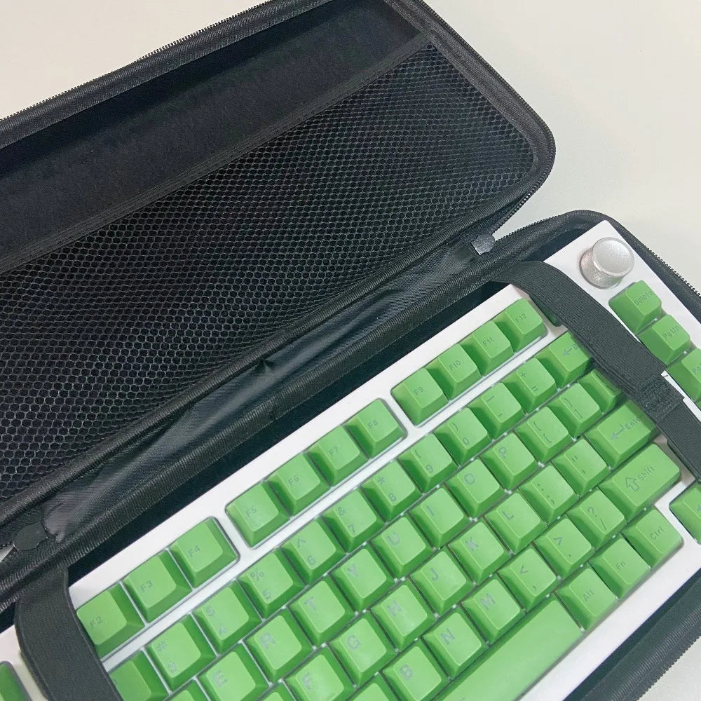 Hard Case Keyboard Storage Bag Grey Black Dustproof Protective Keyboard Box 60 75 80 95 100 Layout Mechanical Keyboard Case