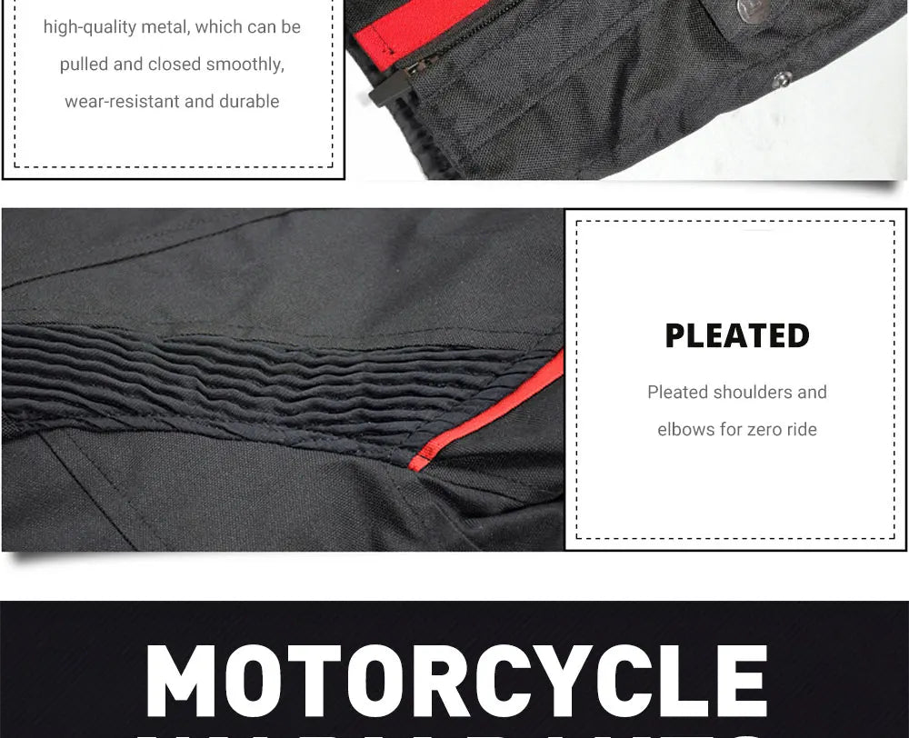 Motocross Jacket Cold-proof Waterproof Motorcycle Jacket Men Chaqueta Moto Protective Gear Motorbike Riding Jacket fit 4 Seasons
