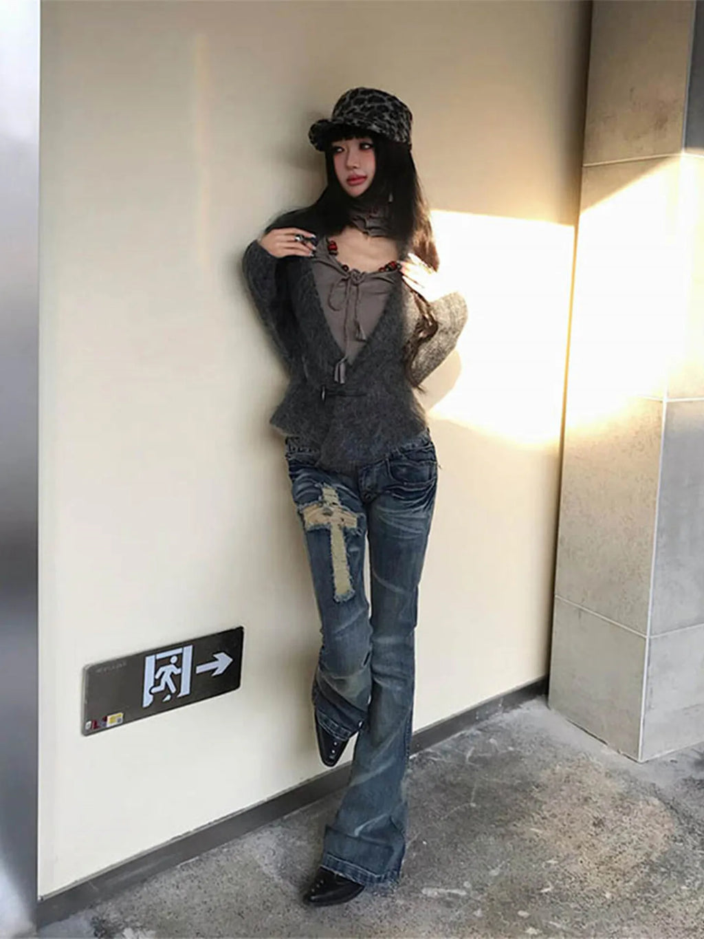 Tonngirls 2000s Japanese Jeans Pants Women Low Waist Denim Pant Streetwear American Retro Y2k Trousers Jeans Slim E-girls Jeans