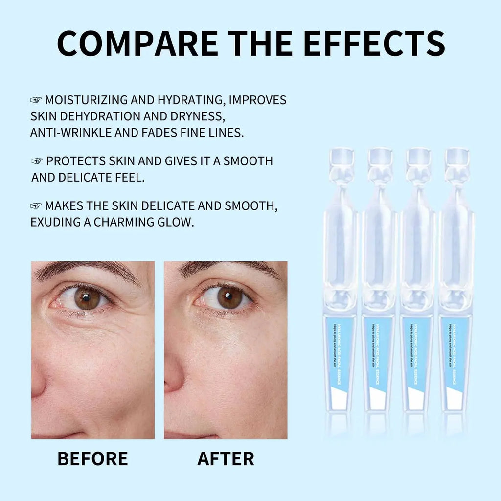 Hyaluronic Acid Liquid Serum Facial Moisturizing Lifting Glow Up Facial Essence Quick Absorption Dermapen Serum Skin Care