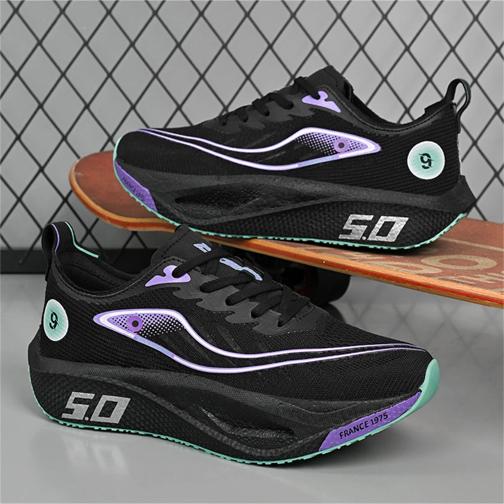New Sports Shoes for Men&Women, Running Sneakers, Carbon Plate, Male Marathon Racing, Shock-absorbing, Athletics Training Shoes