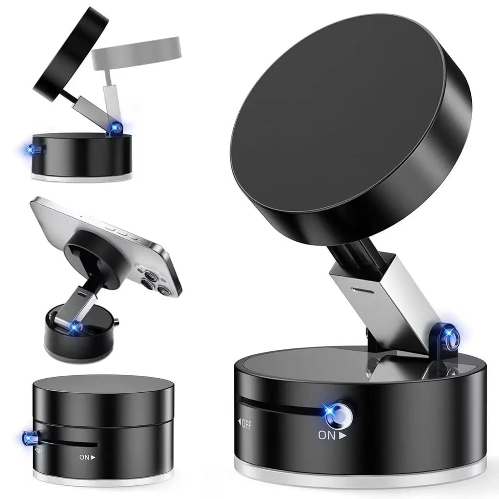 Suction Cup Magnetic Phone Holder Lazy Multi-functional Foldable Storage Holder Vacuum Suction Phone Holder